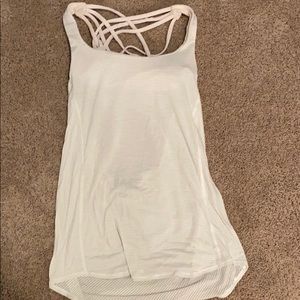 Lululemon built in bra tank top size 8